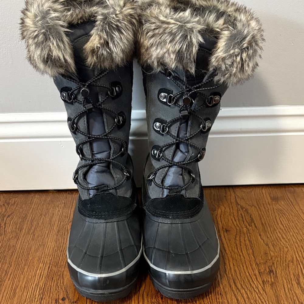 Land’s End Women's Waterproof Fur-Lined Winter Boots